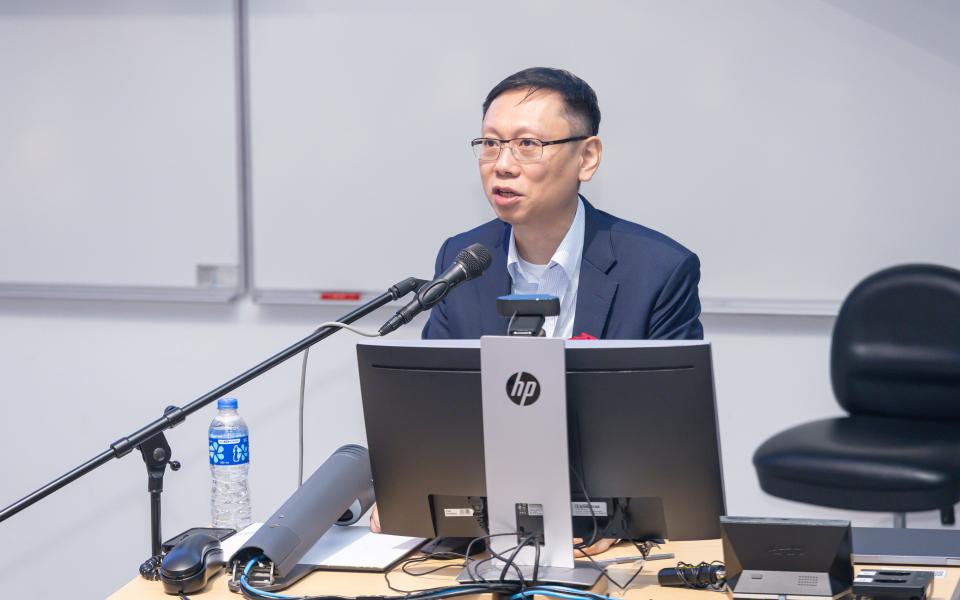 Photo 3. Opening remarks by Prof. Kai-Lung HUI