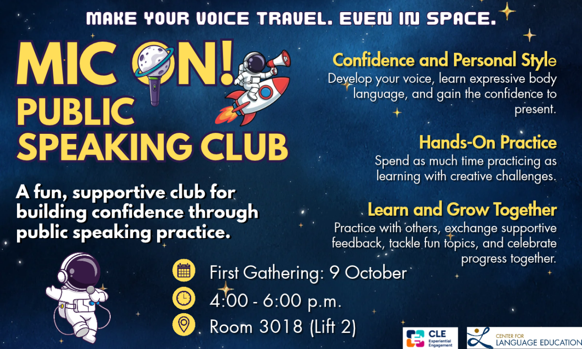 Mic On! Public Speaking Club